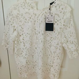 Zara Woman Lace Shirt. Size XS